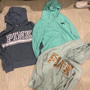victoria secret pink sweatshirts
